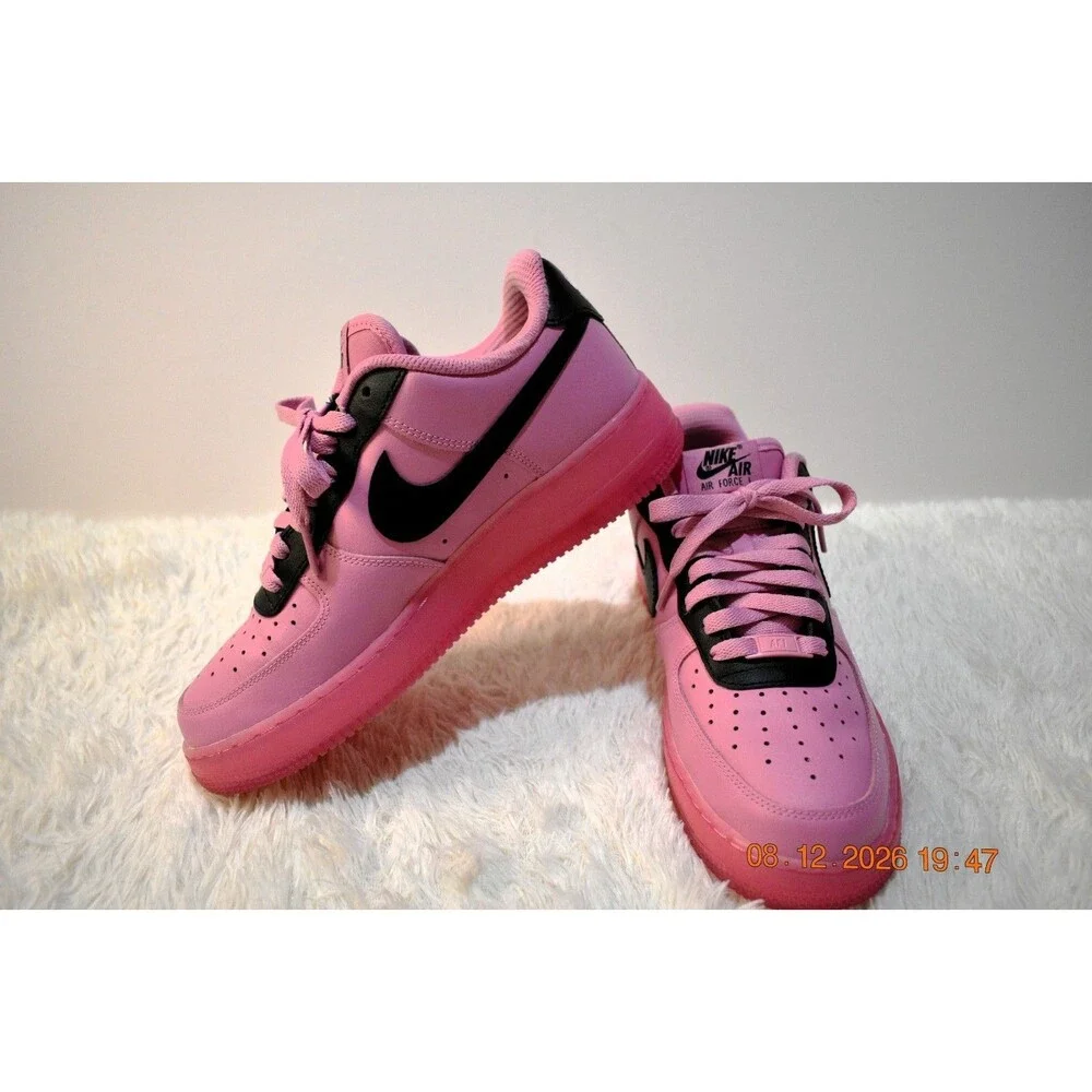 RARE Nike BY YOU ID AF 1 Women’s Size 8.5 BIG LUV Pink & Black (AQ3778-994)